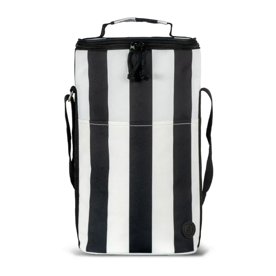 Bolsa refrigeración City alta 9 L, Negro-blanco