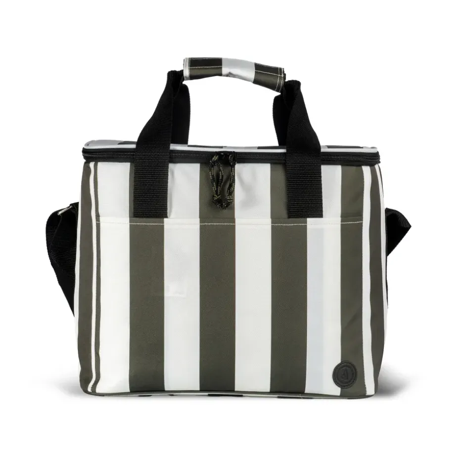 Bolsa refrigeración City grande 20 L, Verde-blanco