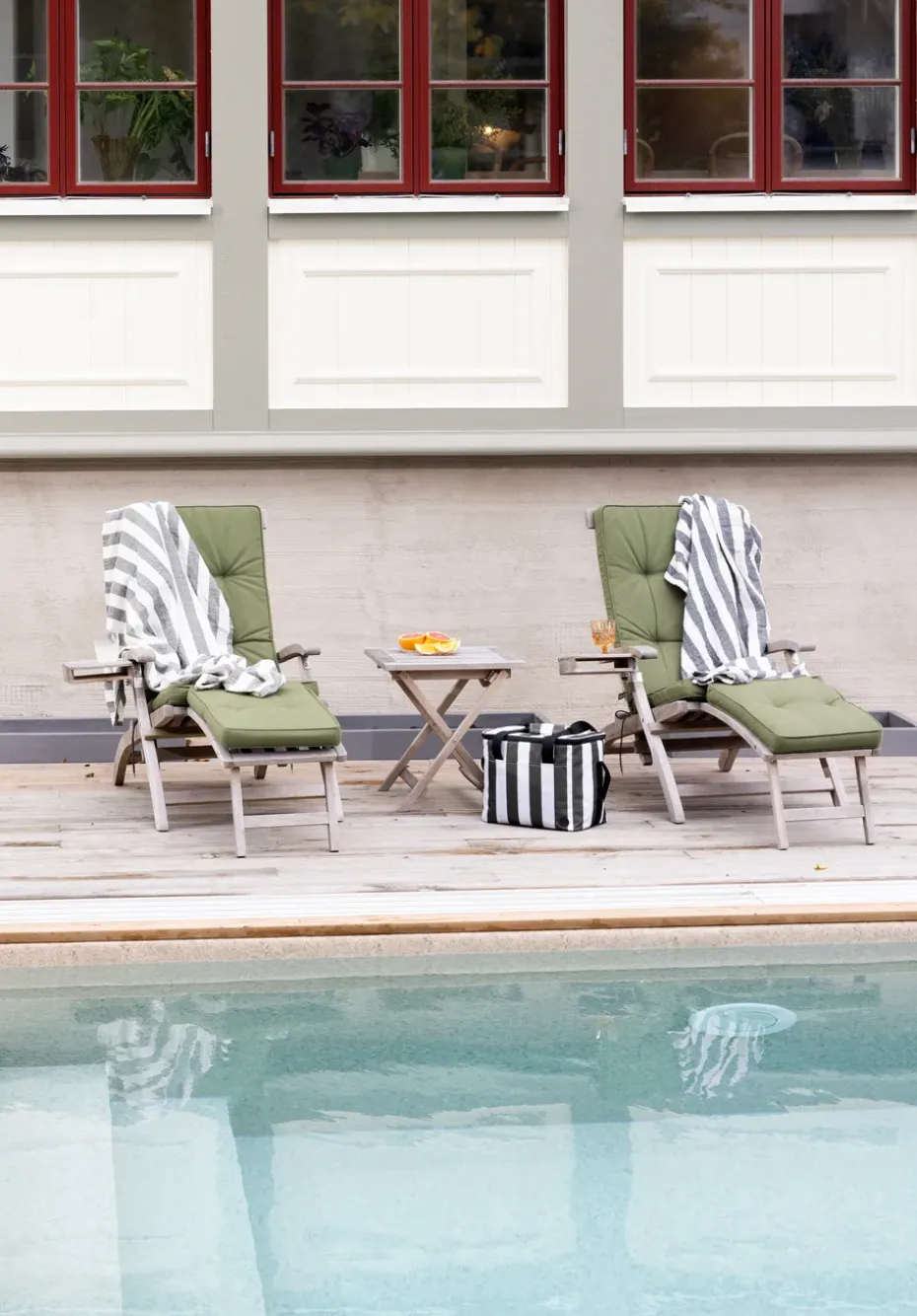 Bolsa refrigeración City grande 20 L, Verde-blanco