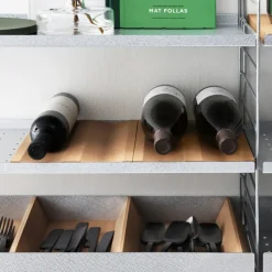 Botellero String, Corcho, paquete de 2