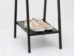 Burro para ropa Linn perchero compacto, Negro