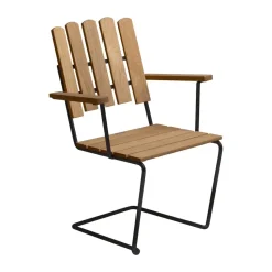 Butaca A2, Roble aceitado-negro