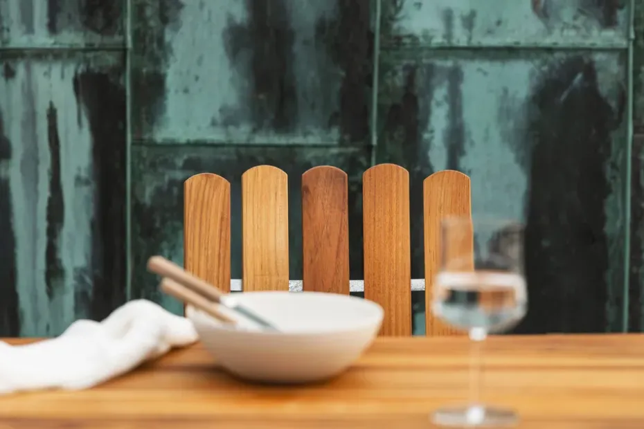 Butaca A2, Teca-estructura galvanizada en caliente