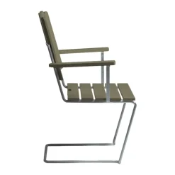 Butaca A2, Verde claro roble-acero galvanizado