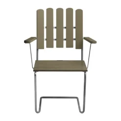 Butaca A2, Verde claro roble-acero galvanizado