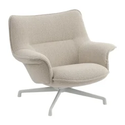 Butaca bajo Doze con base giratoria, Hearth 7-grey