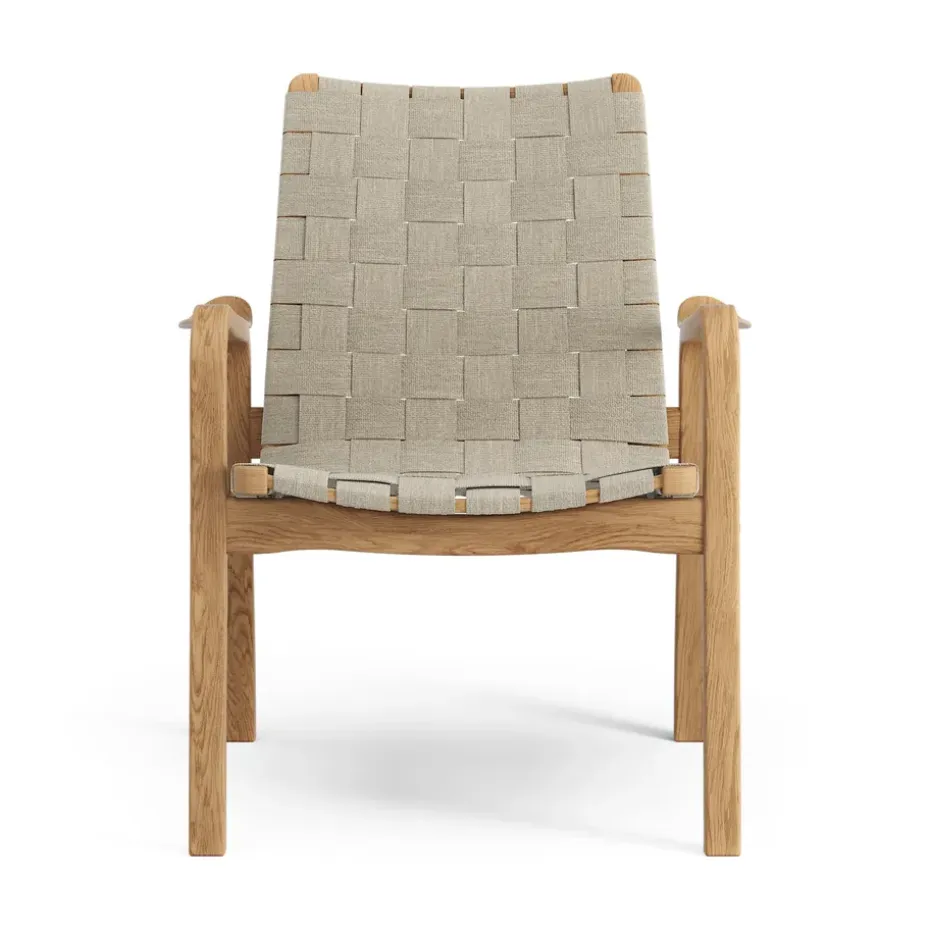 Butaca bajo Primo roble aceitado, natural