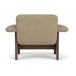 Butaca Brasilia low back, Dark oak-Audo Bouclé 02