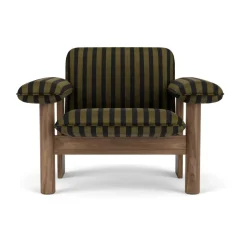 Butaca Brasilia low back, Walnut-Cabanon Soft FCL7029-04