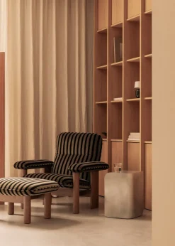 Butaca Brasilia, Walnut-Cabanon soft