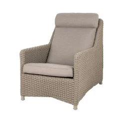 Butaca Diamond highback soft rope, Cane-Line Natté taupe