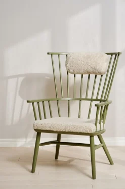 Butaca Henriette, Verde oliva 64