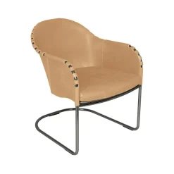 Butaca Ingo, Natural - cromo