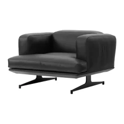 Butaca Inland AV21, Cuero negro Noble-warm black