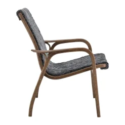 Butaca Laminett roble/piel de oveja Special Edition, Rubio Monocoat Chocolate-Charcoal