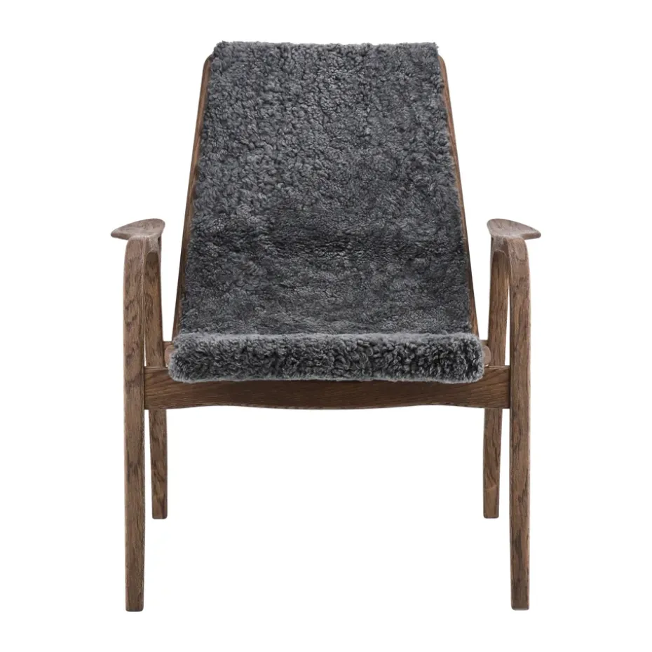 Butaca Laminett roble/piel de oveja Special Edition, Rubio Monocoat Chocolate-Charcoal