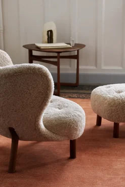 Butaca Little Petra VB1 incl. puf ATD1, nogal aceitado-Moonlight