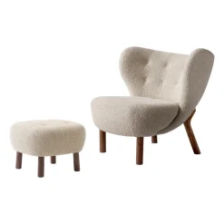 Butaca Little Petra VB1 incl. puf ATD1, Nogal aceitado-Karakorum 003