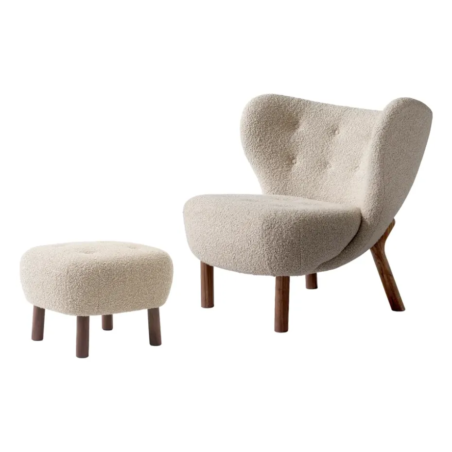 Butaca Little Petra VB1 incl. puf ATD1, Nogal aceitado-Karakorum 003