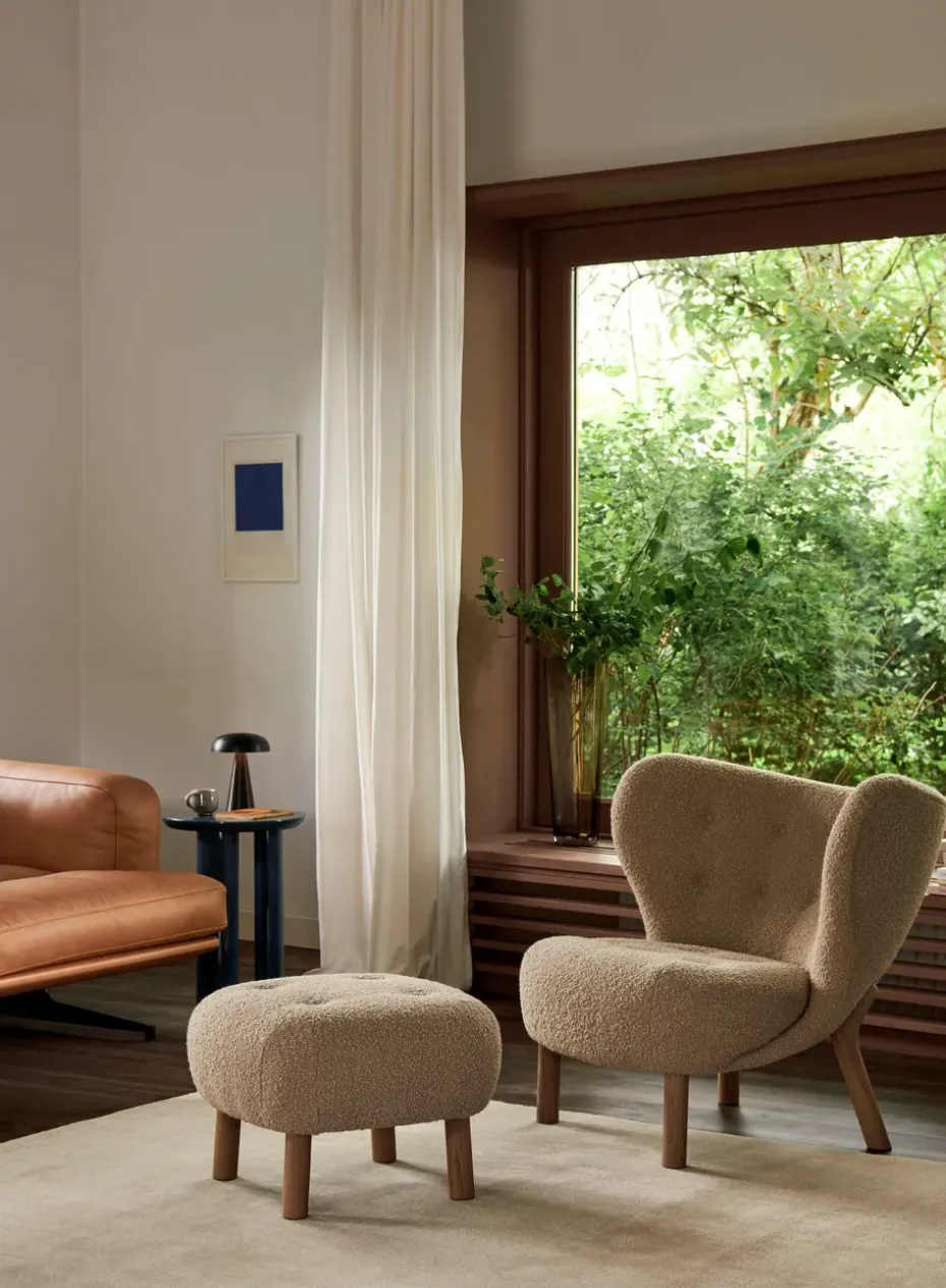 Butaca Little Petra VB1 incl. puf ATD1, Nogal aceitado-Karakorum 003