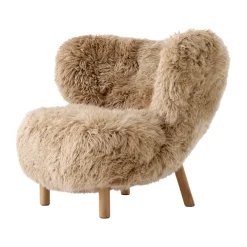 Butaca Little Petra VB1, Roble aceitado-Sheepskin honey