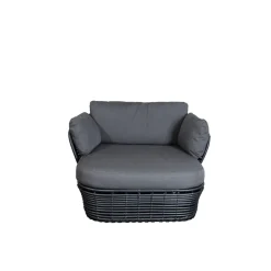 Butaca Lounge Basket, Graphite grey, incl. cojines grises