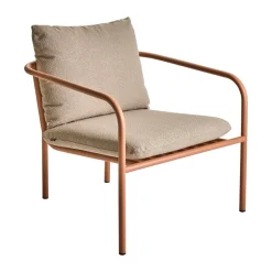 Butaca Lounge Bendt, Teddy beige-peach