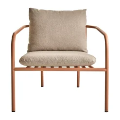 Butaca Lounge Bendt, Teddy beige-peach