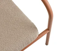 Butaca Lounge Bendt, Teddy beige-peach