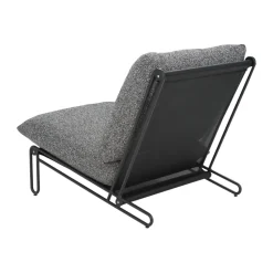 Butaca lounge Blixt, Negro-teddy ant