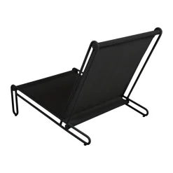 Butaca Lounge Blixt, Negro-sky grey