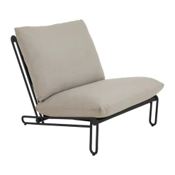 Butaca Lounge Blixt, Negro-clay beige