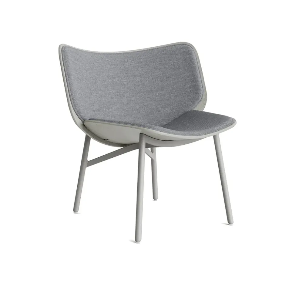 Butaca lounge Dapper, Remix 143-dusty grey-bastidor gris