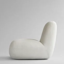 Butaca Lounge de jardín Toe lino, white chalk