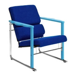 Butaca Lounge Experiment 502, Blue-ultramarine