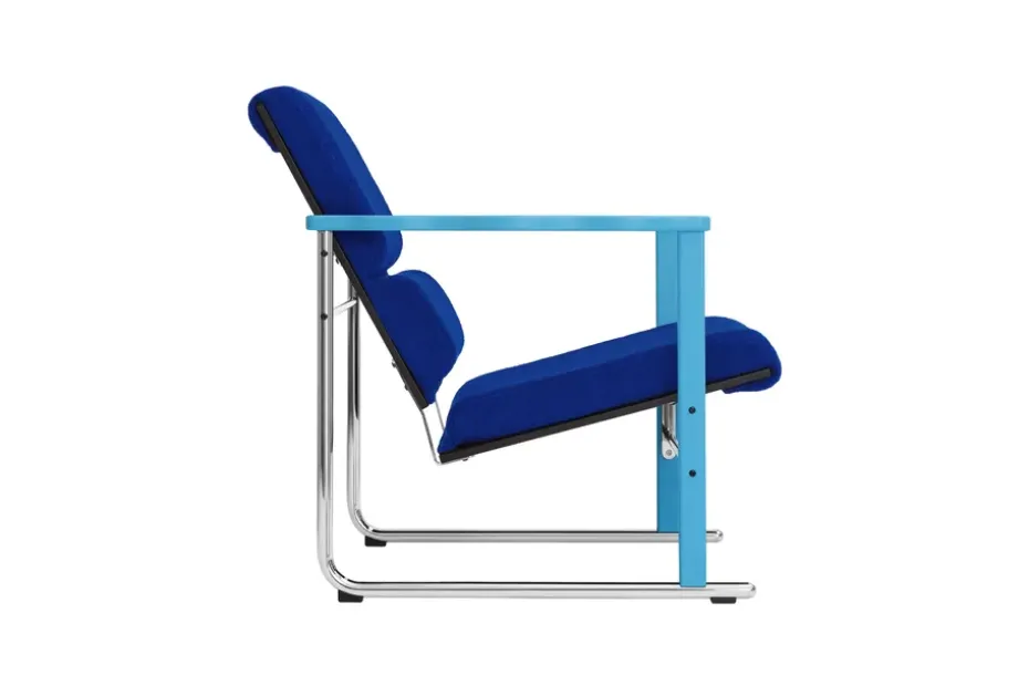 Butaca Lounge Experiment 502, Blue-ultramarine