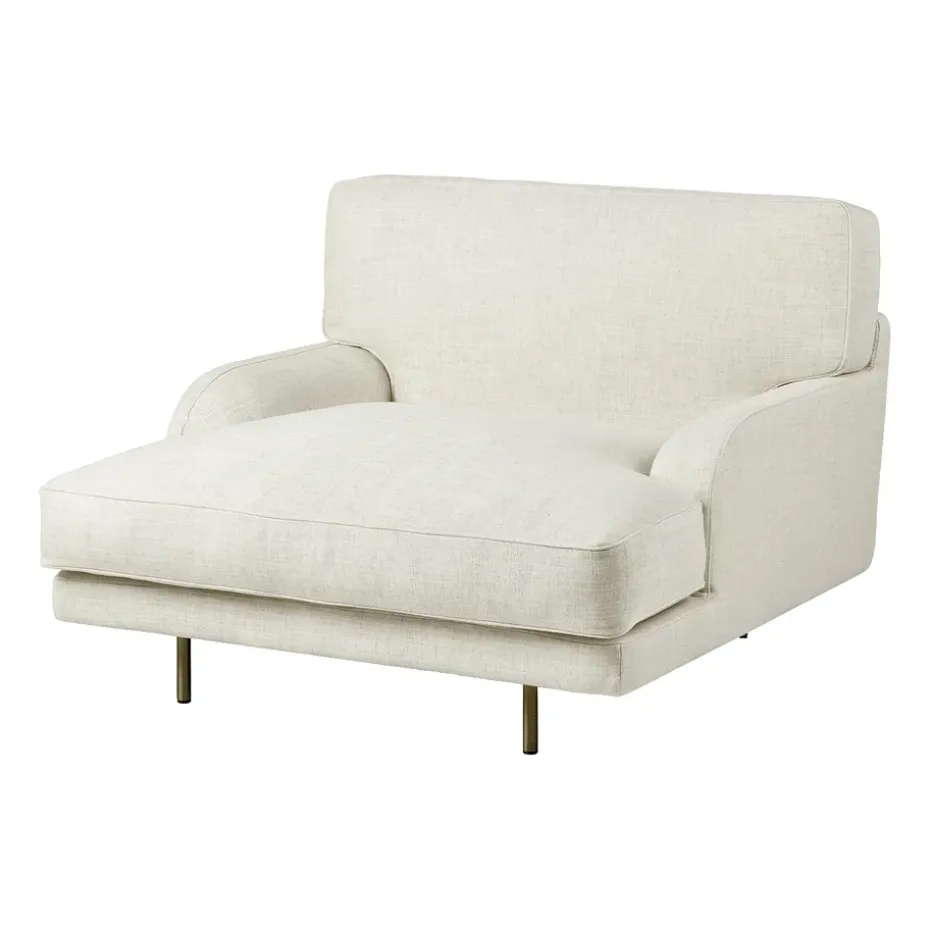 Butaca Lounge Flaneur, Indianskop 15-antique brass