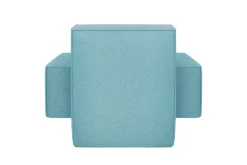 Butaca Lounge Hunk con reposabrazos, Icicle