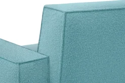 Butaca Lounge Hunk con reposabrazos, Icicle