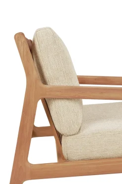 Butaca Lounge Jack outdoor teak, Natural
