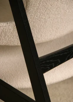 Butaca Lounge Knitting, Barnum Bouclé 24-roble negro