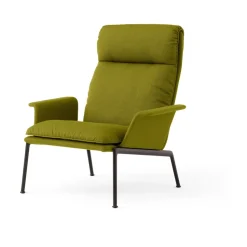 Butaca lounge Muno LN17 High back, Warm black-Vidar 0956