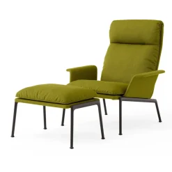 Butaca lounge Muno LN17 High back, Warm black-Vidar 0956