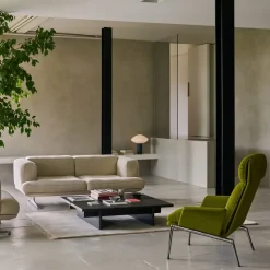 Butaca lounge Muno LN17 High back, Warm black-Vidar 0956