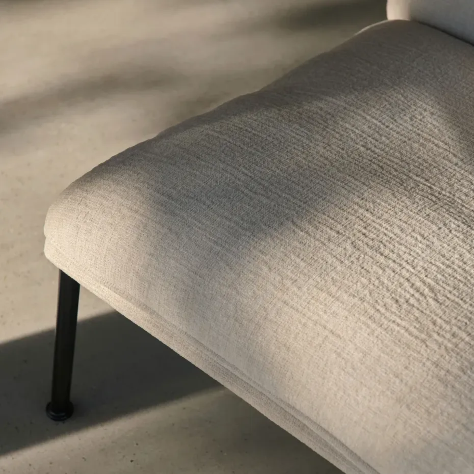 Butaca lounge Muno LN16 High back, Warm black-Cifrado 0221