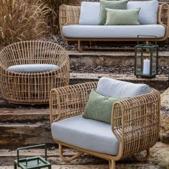 Butaca Lounge Nest weave, White, Cane-Line Natté white