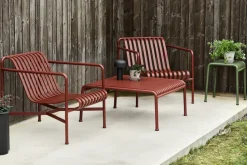 Butaca Lounge Palissade Low, Iron red