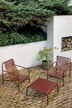 Butaca Lounge Palissade Low, Iron red