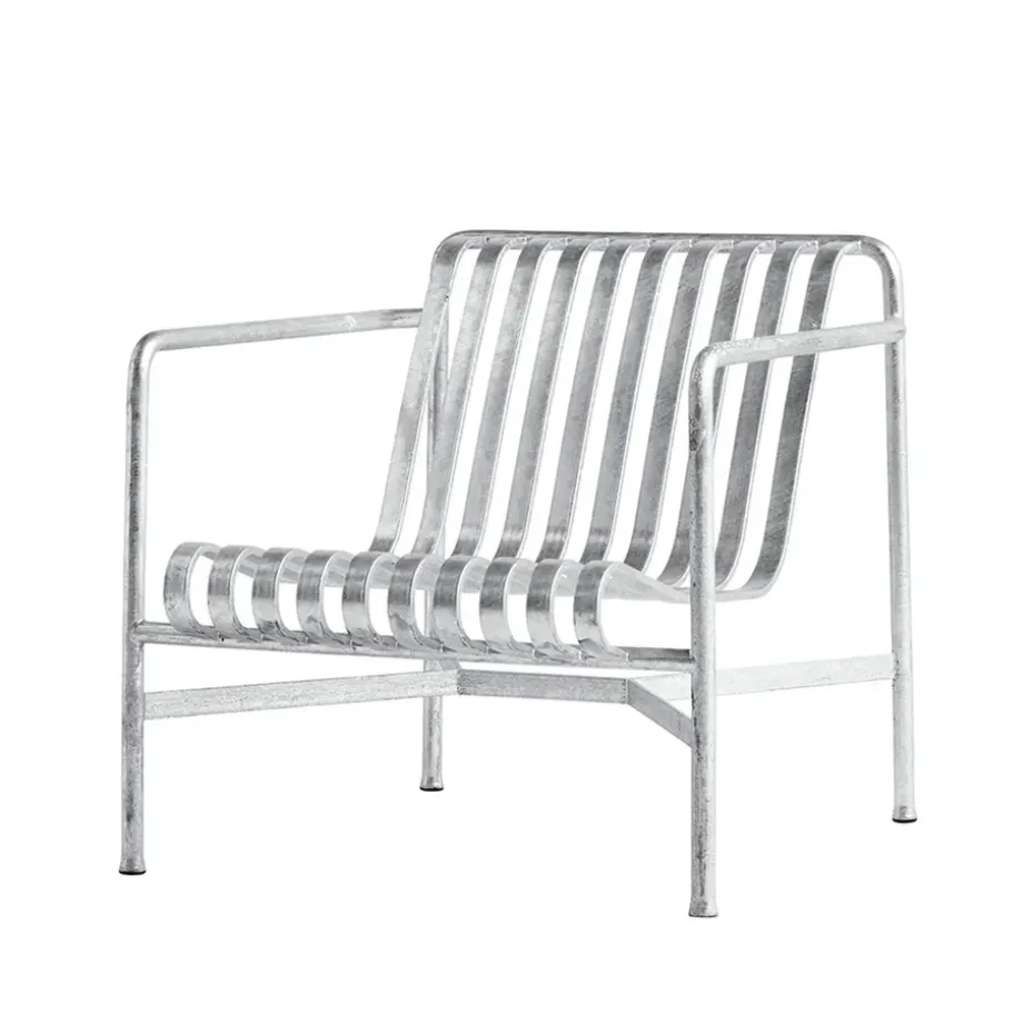 Butaca Lounge Palissade Low, hot galvanized