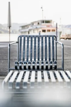 Butaca Lounge Palissade Low, hot galvanized